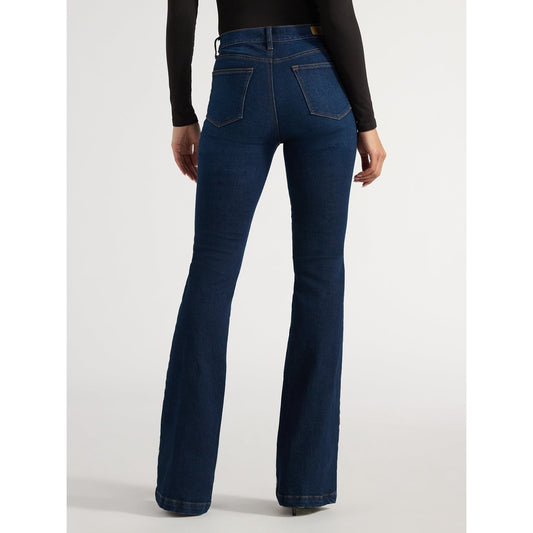 Sofia Jeans Womens Melisa Flare High Rise Jeans Dark Wash Size 20