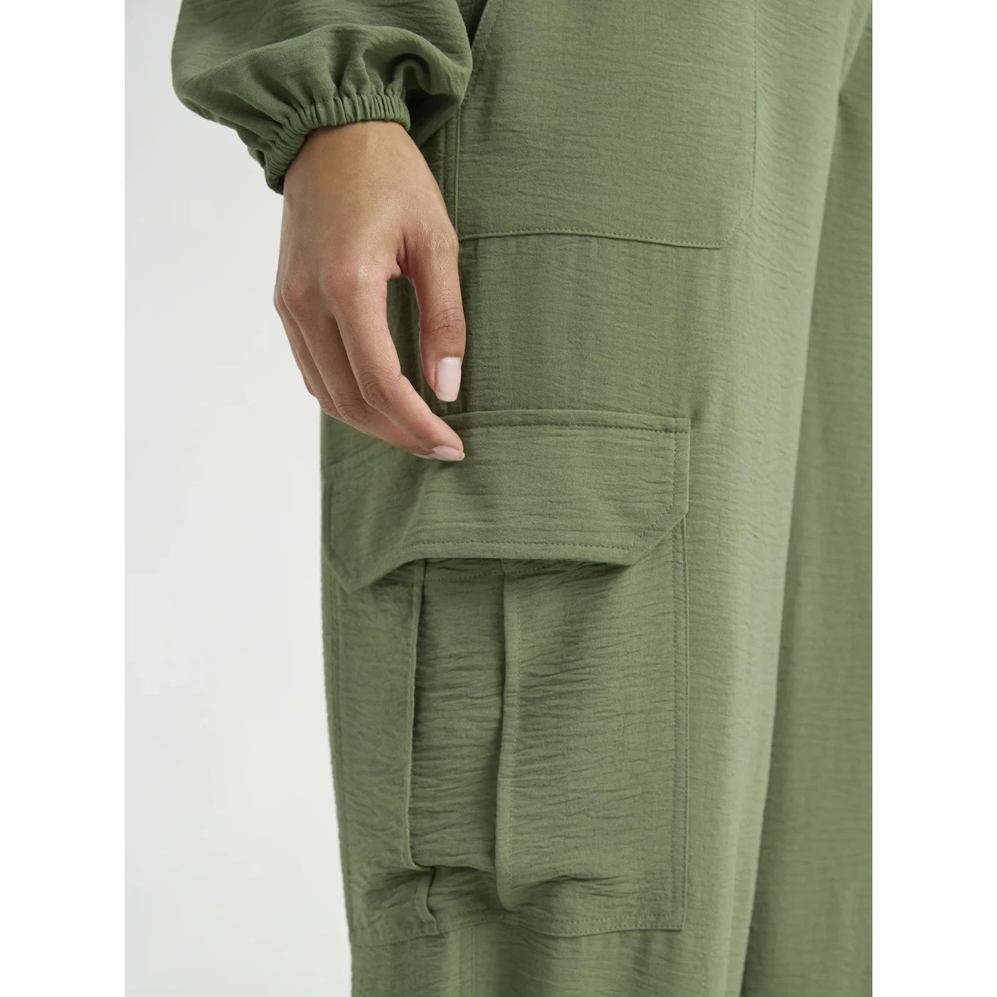 Sofia Jeans Womens Utility Pants Green Tea Size XS