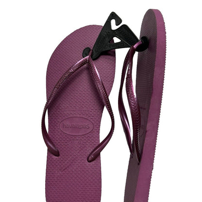 Havaianas Unisex Flip Flop Thong Sandals Slim Purple Açaí Size 11/12W New W/ Tag