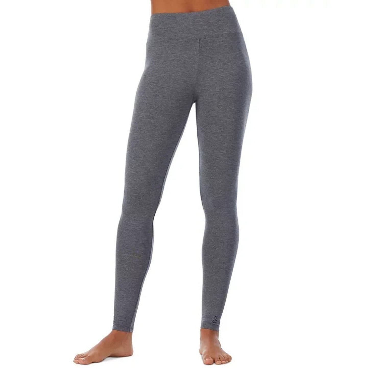 Cuddl Duds Softwear with Stretch High Waist Leggings Charcoal Size M