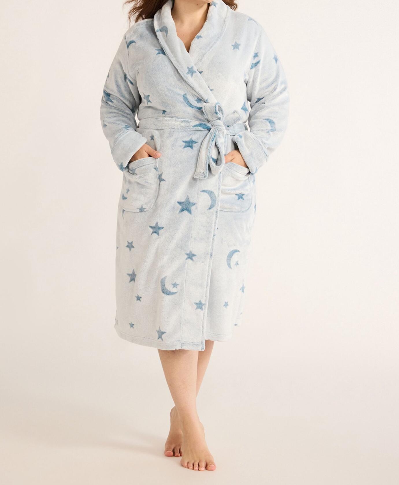 Joyspun Women's Plush Robe Corsair Size S