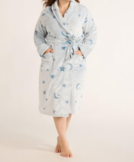 Joyspun Women's Plush Robe Corsair Size S