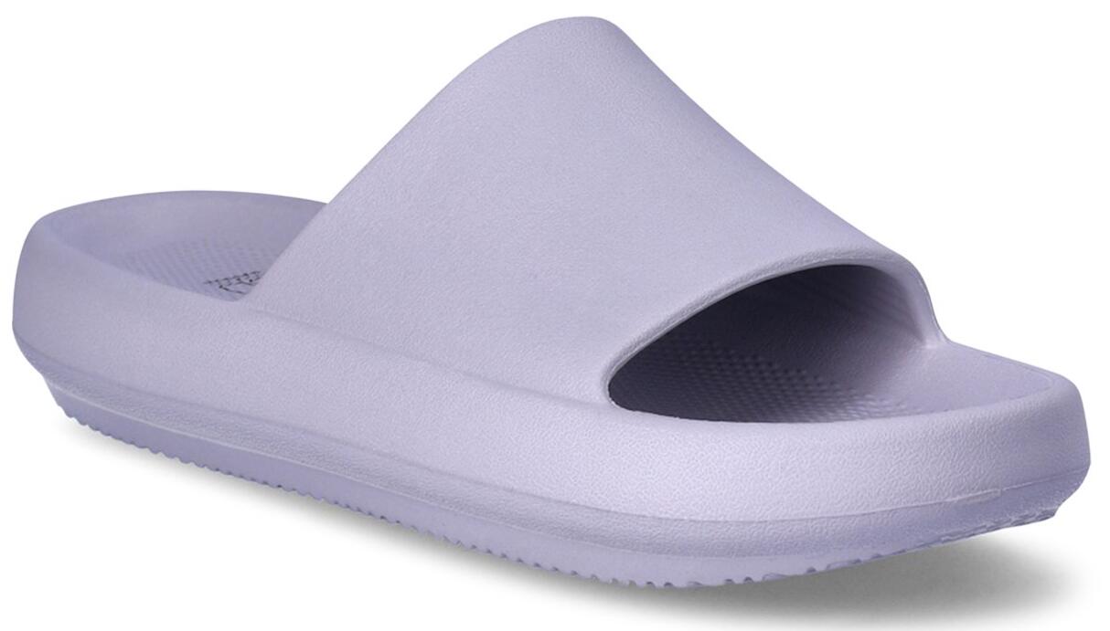 No Boundaries Womens Comfort Slide Sandals Grey Size 8