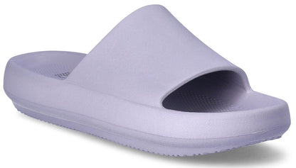 No Boundaries Womens Comfort Slide Sandals Grey Size 8