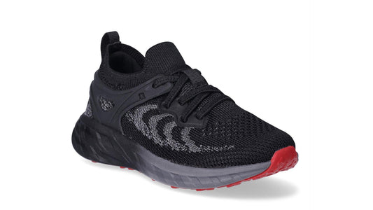 Athletic Works Toddler Boys Knit Cage Athletic Sneakers Black Size 9 Toddler