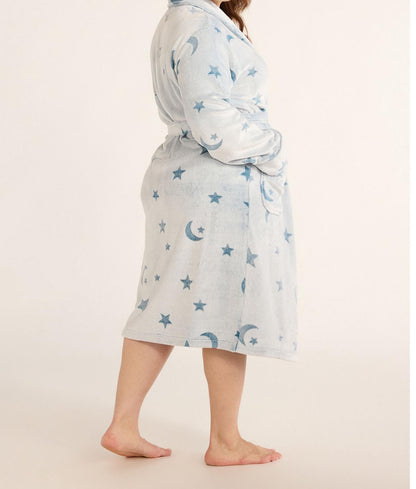 Joyspun Women's Plush Robe Corsair Size S