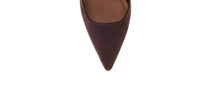 Madden Girl Womens Grove Pump Dark Brown Fabric Size 6.5