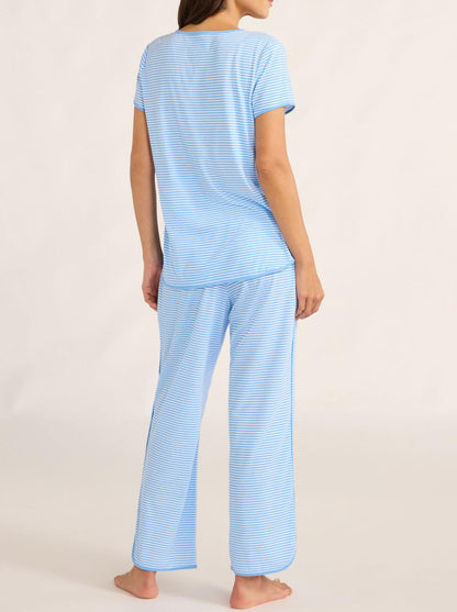 Joyspun Womens Sleep Tee and Pants Pajama Set 2-Piece
