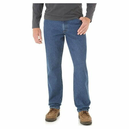 Wrangler Rustler Mens and Big Mens Relaxed Fit Jeans Dark Stonewash Size 34x29