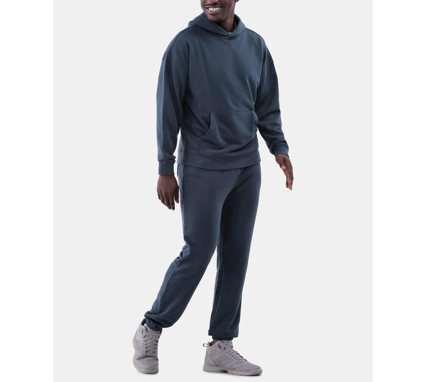 No Boundaries All Gender Fleece Jogger 30" Inseam, Men's Green Lagoon Size S