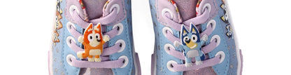 Bluey Toddler Girl Bluey & Bingo Slip-On Court Sneaker Purple Size 7 Toddler