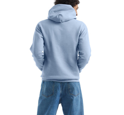 Hanes Men's & Big Men's EcoSmart Fleece Pullover Hoodie Light Blue Size XL