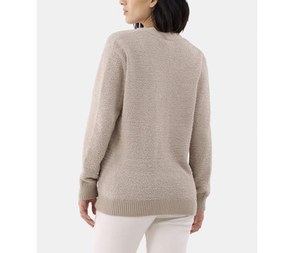 Time and Tru Womens Super Soft Button Cardigan True Taupe Size M