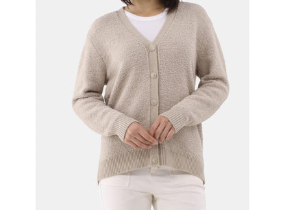 Time and Tru Womens Super Soft Button Cardigan True Taupe Size M