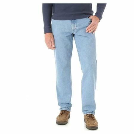 Wrangler Rustler Mens and Big Mens Relaxed Fit Jeans Light Stonewash Size 34X29