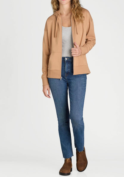 Time and Tru Womens and Womens Plus Zip Up Fleece Jacket with Hood Size M