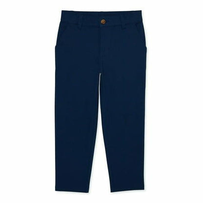 Wonder Nation Boys School Uniform Flat Front Pants Blue Cove Size 10 Slim