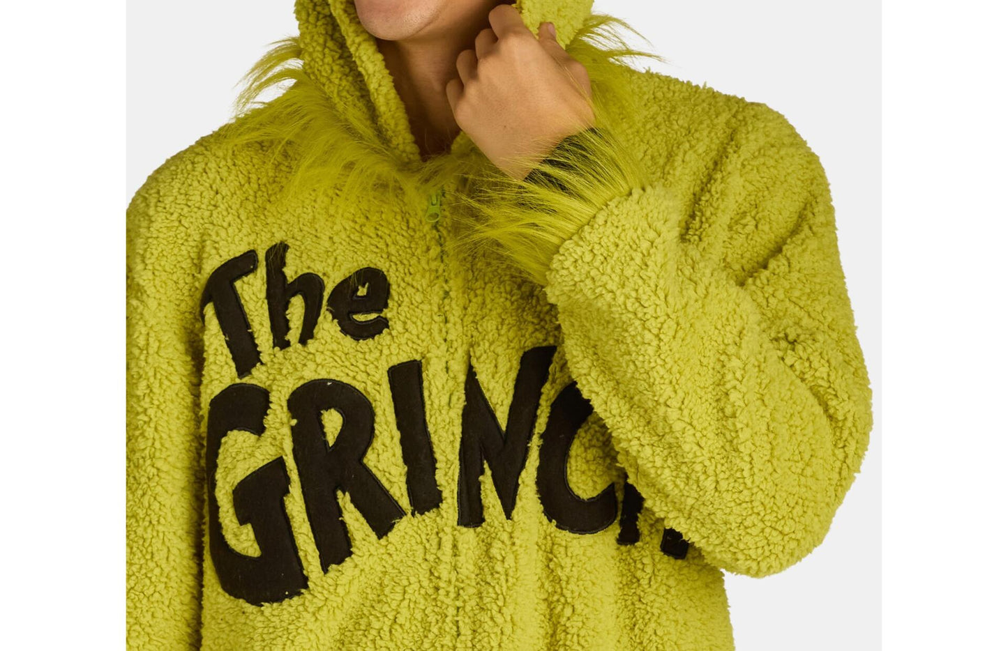 Dr. Seuss Men's Grinch Pajamas Union Suit Green Size L