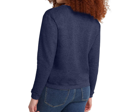 Hanes EcoSmart Womens Fleece Sweatshirt V-Notch