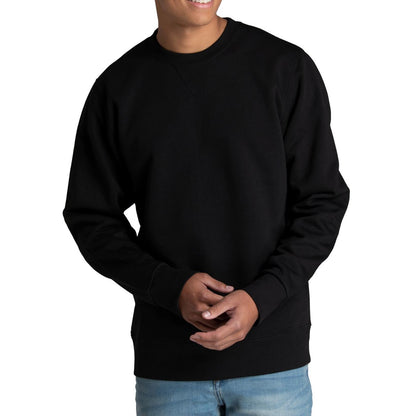 Fruit of the Loom Mens Crafted Comfort  Sweatshirt Black Ink Size M