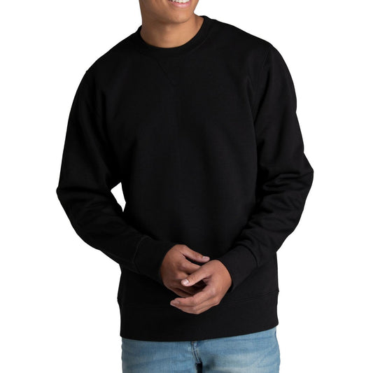 Fruit of the Loom Mens Crafted Comfort  Sweatshirt Black Ink Size M