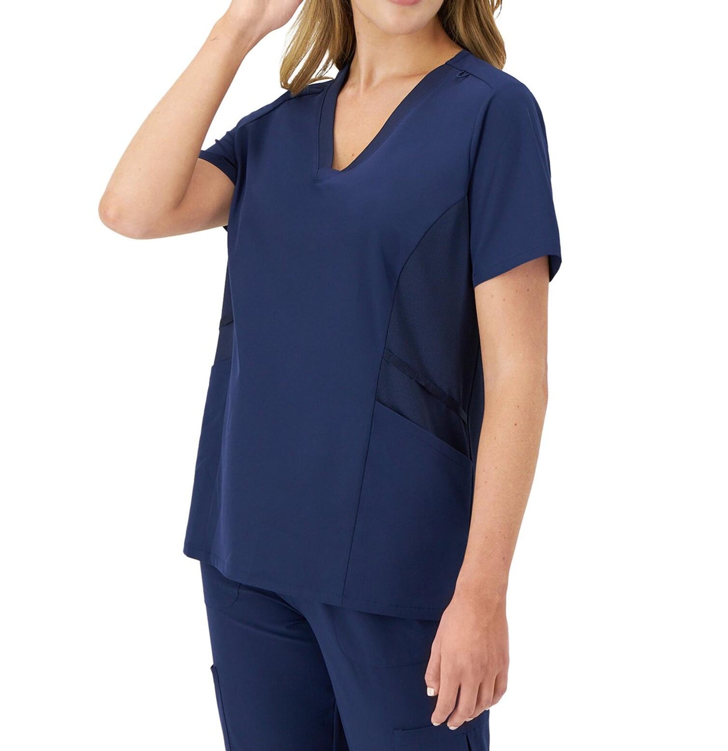 Hanes Comfort Fit Scrubs Women s Scrub Top New Ebony M