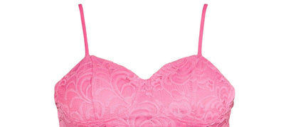 Boundaries Juniors Plus Corset Tank Bright Flamingo Size 1X (17)