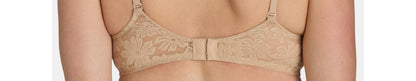 No Boundaries Womens All Over Lace Push Up Bra Toasted Almond/Buff Nude Size 34B