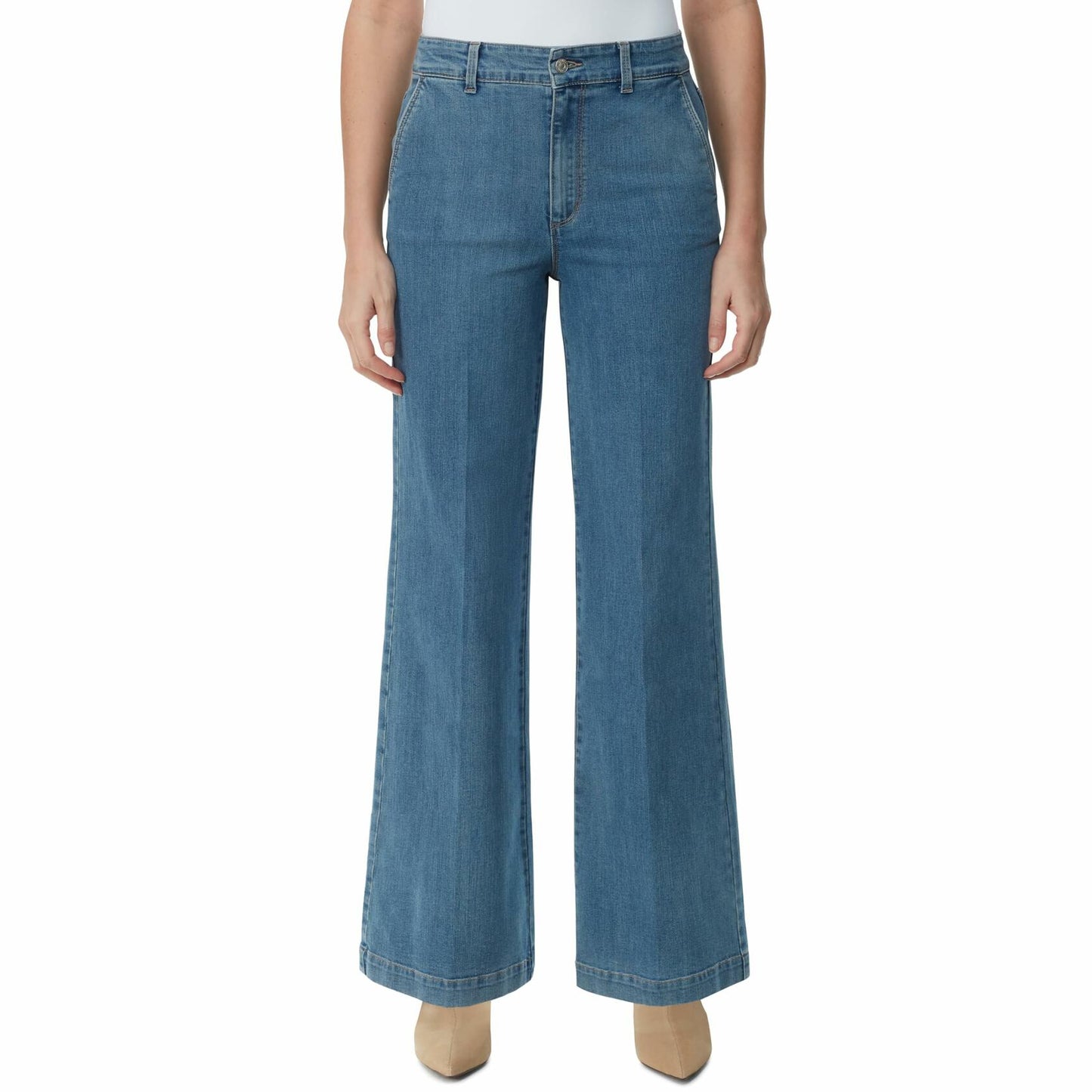Gloria Vanderbilt Women's Flare Trouser High Rise Jean Standard Grove Size 8