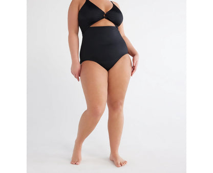 Time and Tru Womens and Womens Plus O Ring One Piece Swimsuit