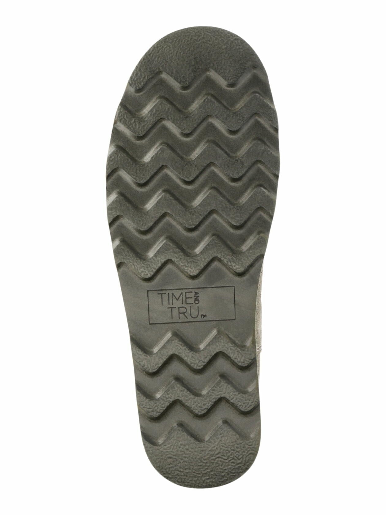 Time and Tru Womens Genuine Suede Cozy Boots Olive Size 8