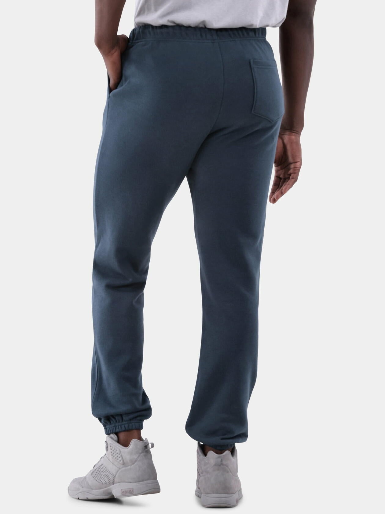 No Boundaries All Gender Fleece Jogger 30" Inseam, Men's Green Lagoon Size S
