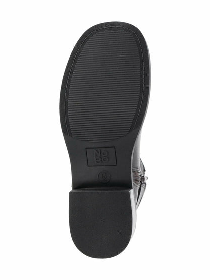 No Boundaries Women's Buckle Moto Boots Brown Size 6