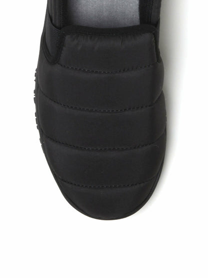 Dearfoams Cozy Comfort Womens Energy Walk Nylon Closed Back Slippers Black 7/8