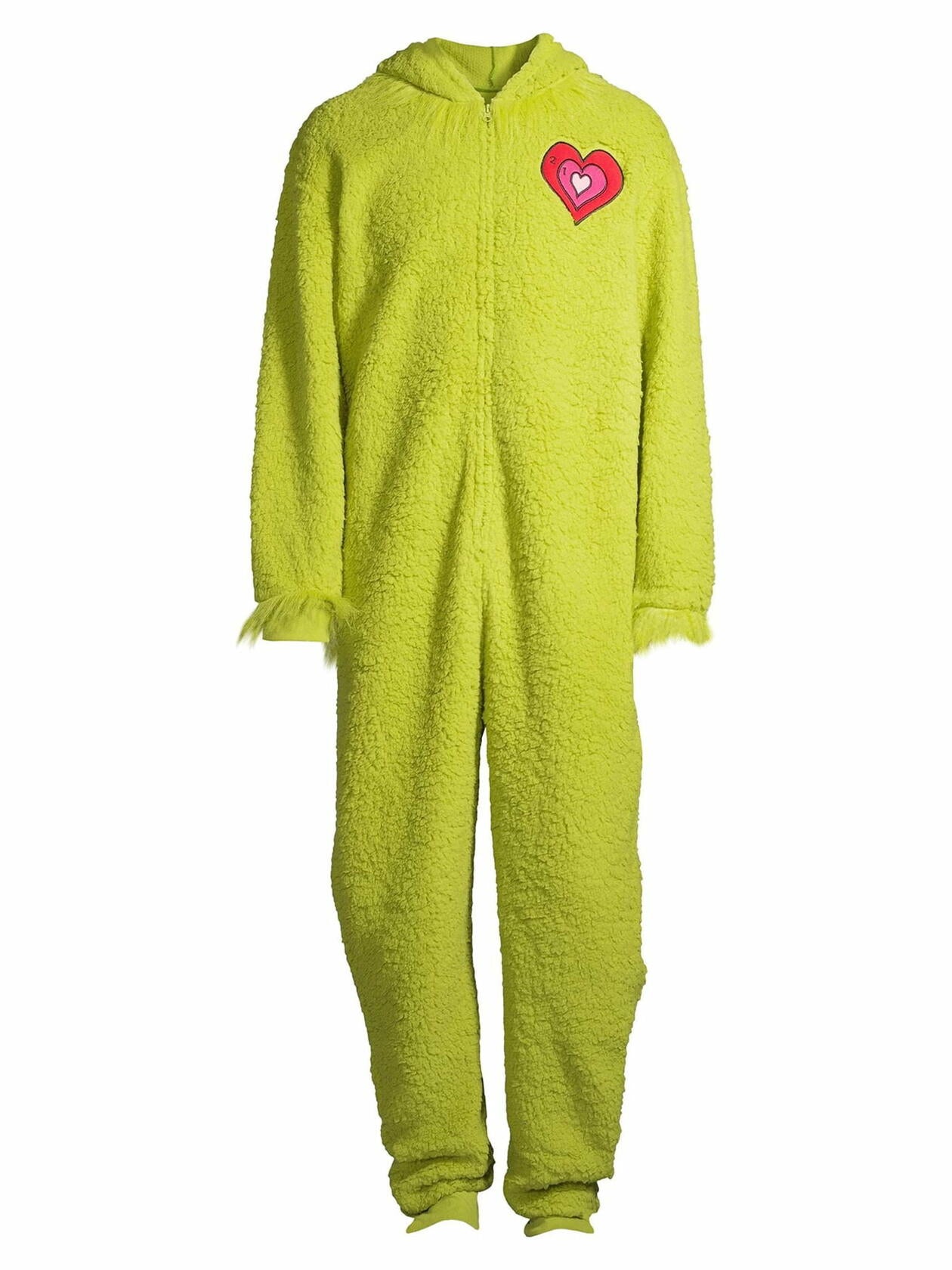 Dr. Seuss Men's Grinch Pajamas Union Suit Green Size XL