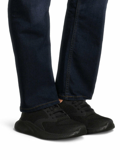 Athletic Works Mens Core Jogger Sneakers Slip On Athletic Triple Black Size 11W