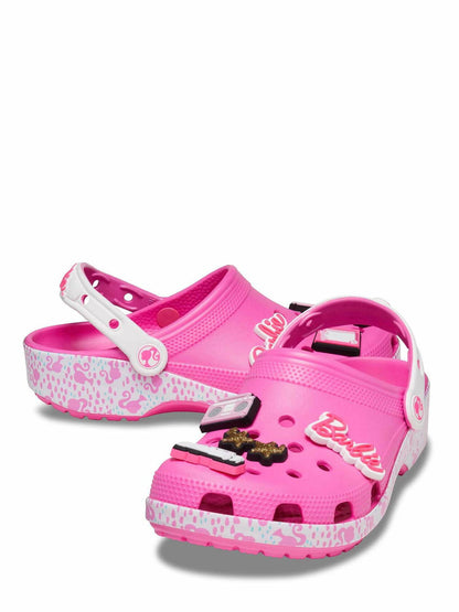 Crocs Unisex Barbie Classic Clogs Electric Pink Size Men 3/Women 5