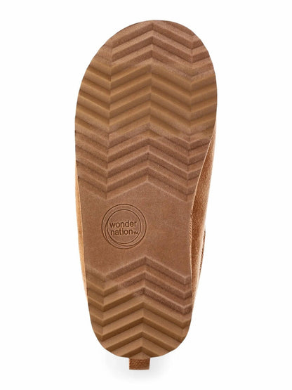 Wonder Nation Little & Big Kids Cozy Slip-on Slipper Tan Size 4/5 Big Kid