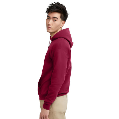 Hanes Mens Pullover Ecosmart Hooded Sweatshirt Cozy Cardinal Size XXL