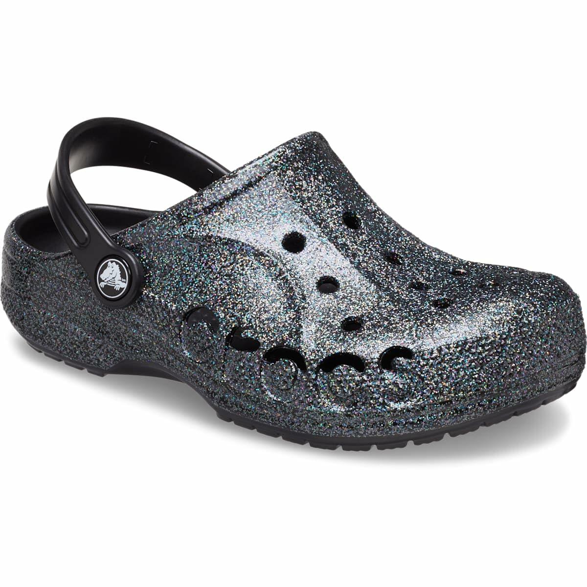 Toddler Baya Glitter Clog Black/Multi Size 7 Toddler