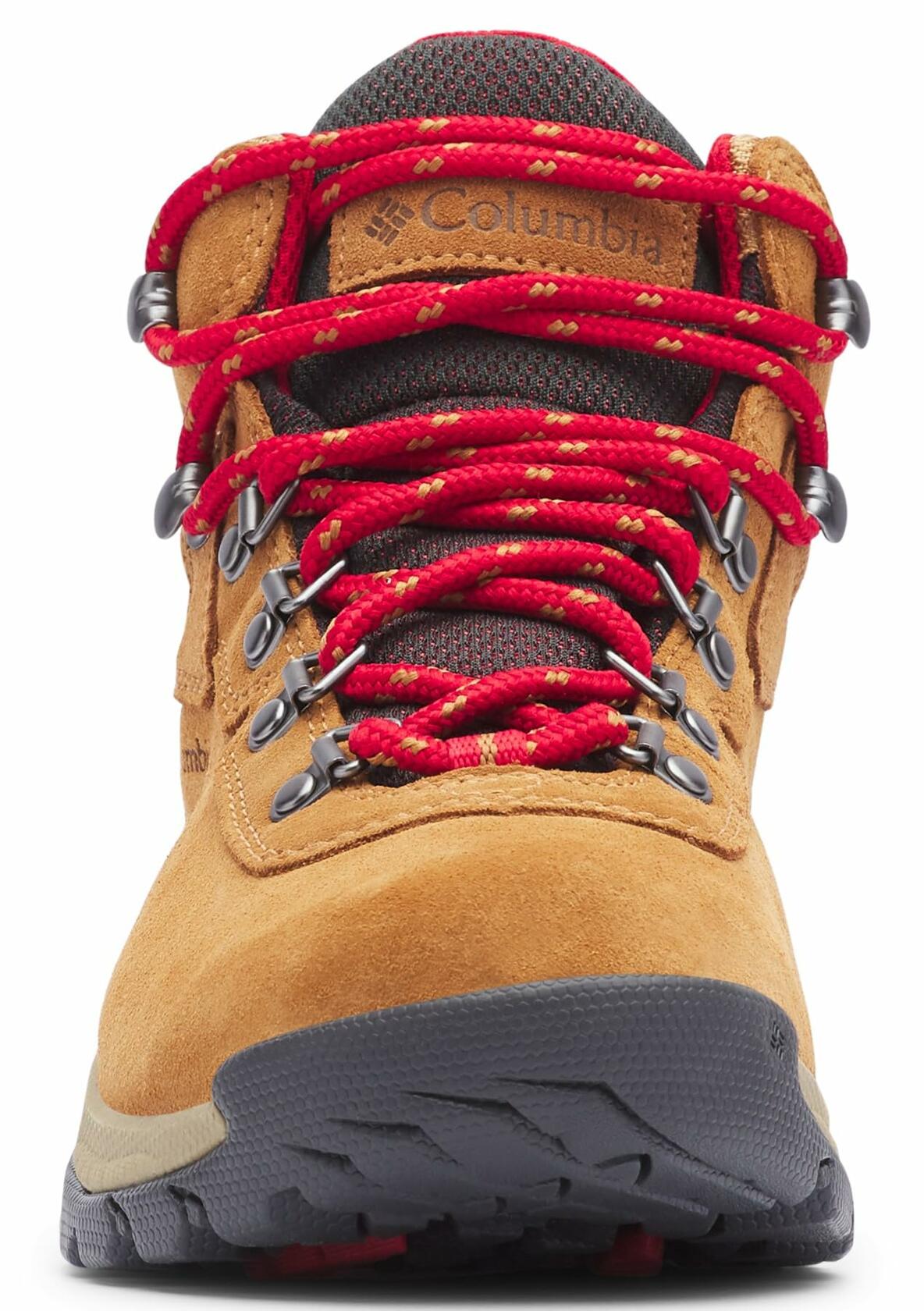 Columbia Womens Newton Ridge Waterproof Hiking Boots Elk/Mountain Red Size 7.5
