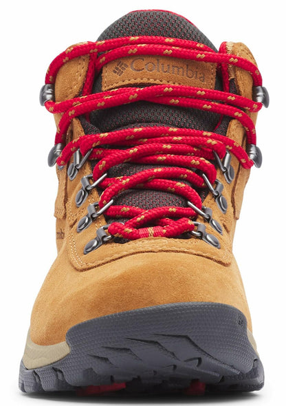 Columbia Womens Newton Ridge Waterproof Hiking Boots Elk/Mountain Red Size 7.5