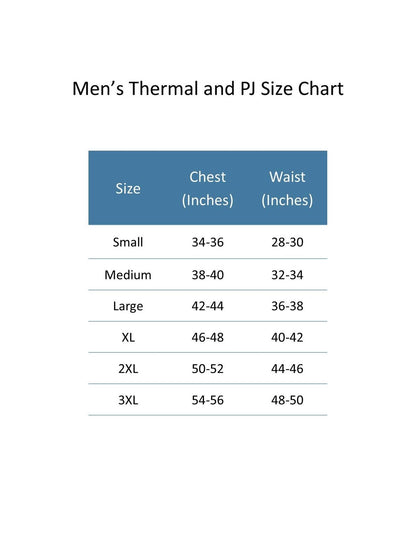 Fruit of the Loom Men's Waffle Weave Thermal Long John Underwear Black Size L