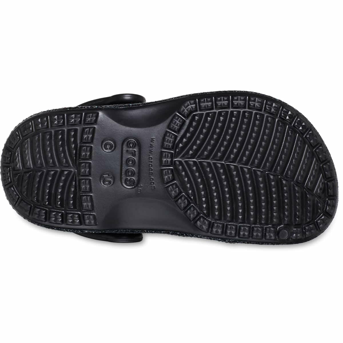 Toddler Baya Glitter Clog Black/Multi Size 7 Toddler