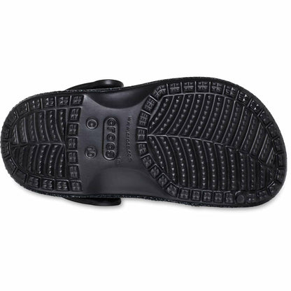 Toddler Baya Glitter Clog Black/Multi Size 7 Toddler