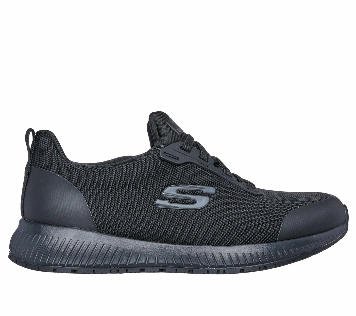 Skechers Womens Squad Sr Food Service Shoe Black Size 9W