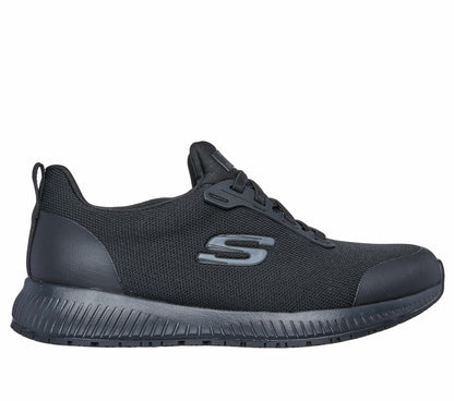 Skechers Womens Squad Sr Food Service Shoe Black Size 9W