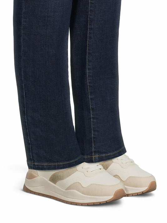 Time and Tru Women's Chunky Jogger Sneakers Lightweight Lace-Up Tan Size 8 M