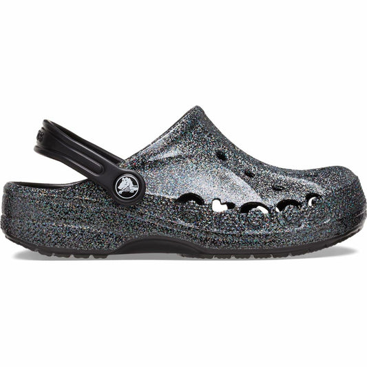 Toddler Baya Glitter Clog Black/Multi Size 7 Toddler