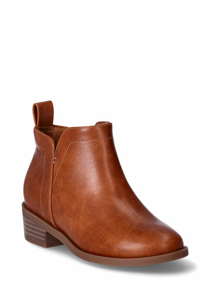 Wonder Nation Toddler Girls Fashion Ankle Booties Chestnut Size 10 Toddler